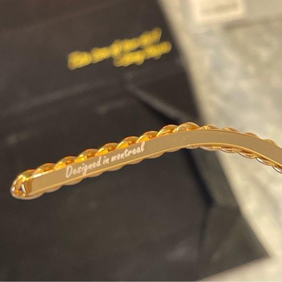 Vintage Frames Company “Full Cuban Snatch 24KT Gold” Sunglasses *EXCLUSIVE* - Picture 8 of 16